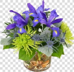 Iris Flower Arrangements   Bouquet  HD Png Download