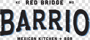 Barrio Logos Red Bridge Black 8april19   Graphics  HD Png Download