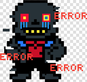 Error Sans Pixel Art  HD Png Download