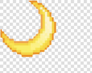 Moon Emoji Tumblr Pixel Yellow Remixit   Moon Pixel Tumblr Png  Transparent Png