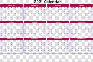 Calendar 2021 Png Image   12 Month Printable Calendar 2020  Transparent Png