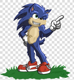 Did An Attempt At Movie Sonic  Based On The Leaked  HD Png Download