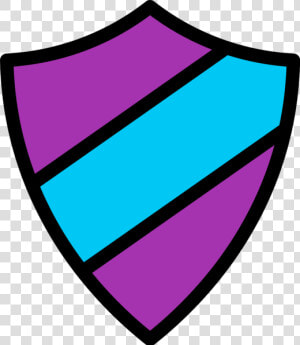 Emblem Icon Purple light Blue   Dark Blue Logo Shield  HD Png Download