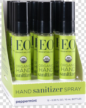 Eo Organic Peppermint Botanical Hand Sanitizer Spray   Perfume  HD Png Download