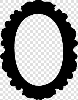 Frame Silhouette   Red Oval Frame Png  Transparent Png