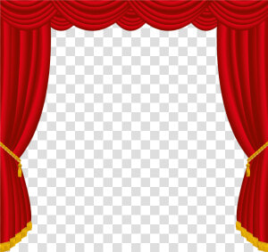 Blind Curtains Decor Window Curtain Transparent Red   Boy Who Cried Wolf Puppet Show  HD Png Download