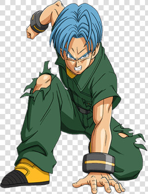 Dragon Ball Z Marron And Trunks   Super Dragon Ball Heroes Trunks  HD Png Download