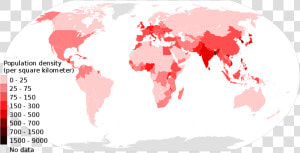 World Population Density 2019  HD Png Download