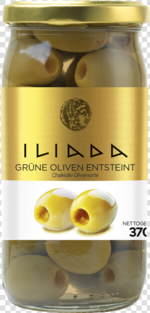 Iliada Golden Line Green Olives Pitted   Iliada  HD Png Download