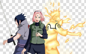 Render Naruto Sasuke Sakura   Naruto Sasuke E Sakura Png  Transparent Png