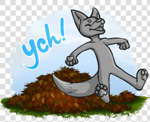 Leaf Pile Ych  HD Png Download