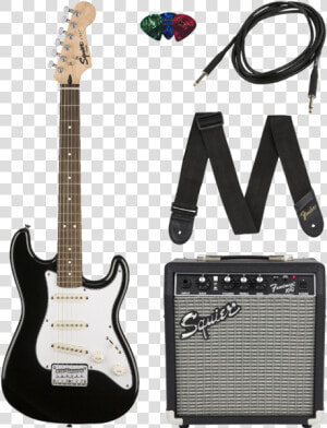 Paquete De Guitarra Electrica Squier 0301812006 Pk   Fender Squier Stratocaster  HD Png Download