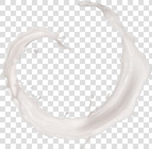 Circle Milk Splash Png   Milk Circle Png  Transparent Png