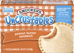 Smuckers Peanut Butter Uncrustables  HD Png Download