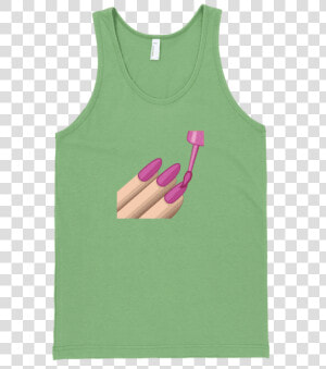 Nail Polish Emoji Tank Tank Top Swish Embassy Class   T shirt  HD Png Download