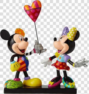 Mickey  amp  Minnie Limited Edition   Romero Britto Mickey And Minnie Limited Edition  HD Png Download