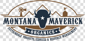 Montana Maverick Organics Logo   Wanted  HD Png Download