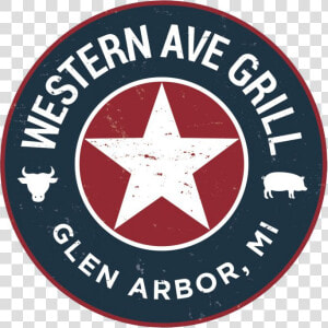 Western Ave Grill Logo   Emblem  HD Png Download