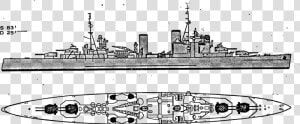 Armored Cruiser heavy Cruiser cruiser   Hms London  HD Png Download