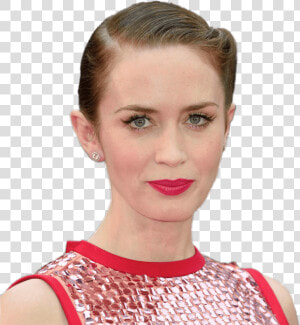 Emily Blunt Red Top Clip Arts   Girl  HD Png Download