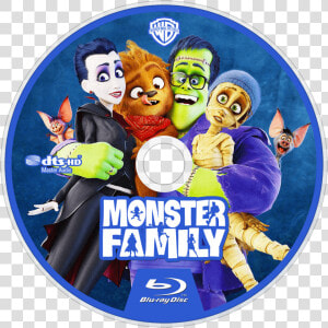 Happy Family Bluray Disc Image   Monster Family Blu Ray  HD Png Download