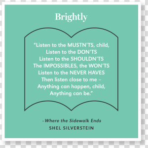 Shel Silverstein   Children  39 s Books Quotes  HD Png Download