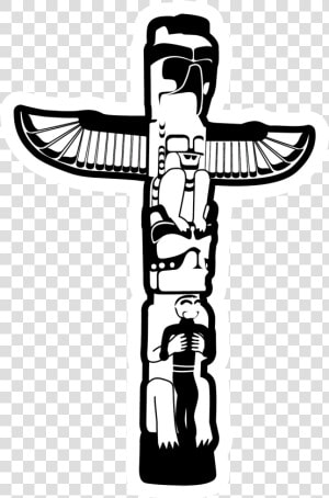 Totem Pole Illustration   Transparent Totem  HD Png Download