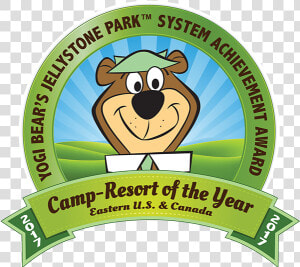 Yogi Camp Resort Of The Year Award Banner   Yogi Bear Jellystone Pakr Logo  HD Png Download