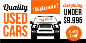 Used Car Banner  HD Png Download