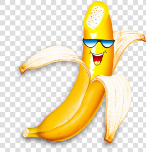 Banana Cartoon Png Free Photo Clipart   Transparent Background Banana Cartoon  Png Download