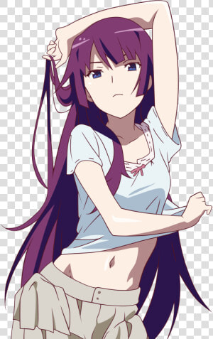 Hitagi Senjougahara  HD Png Download