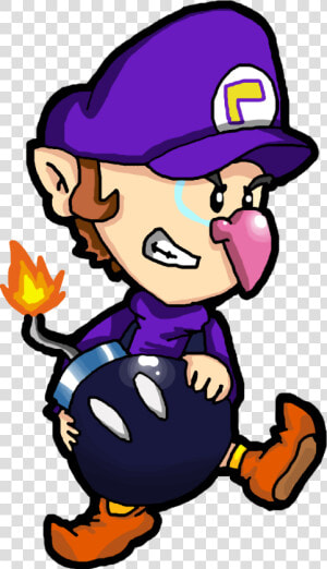 Waluigi Baby   Png Download   Baby Waluigi  Transparent Png