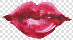 Drawing Details Lip   Watercolor Paint  HD Png Download