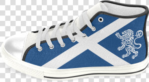 Tribal Lion Rampant And Saltire Flag By Artformdesigns   Skate Shoe  HD Png Download