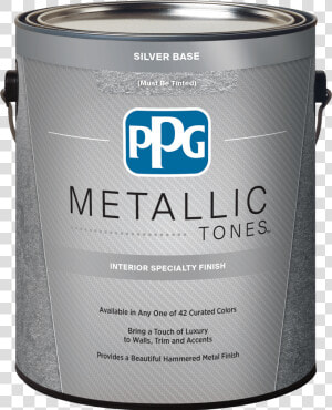 Metallic Tones Silver Base   Ppg  HD Png Download