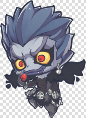  deathnote  ryuk  freetoedit   Death Note Anime Chibi  HD Png Download