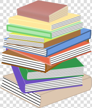 Book Clip Art   Stack Of Books Clip Art  HD Png Download