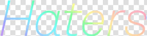  new  sticker  haters  png  arcoiris  letras  tumblr   Colorfulness  Transparent Png