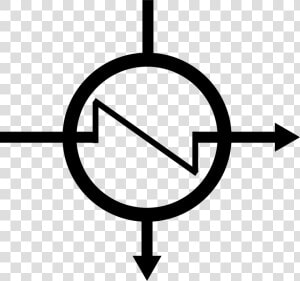 Marker Of Heat Exchanger   Heat Exchanger Symbol Png  Transparent Png