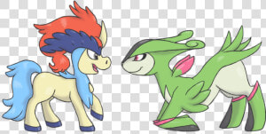 Virizion And Keldeo By Neothebean   Png Download   Pokemon Virizion And Keldeo  Transparent Png