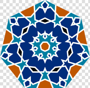 Islamic Clipart Png   Geometric Islamic Tile Design  Transparent Png