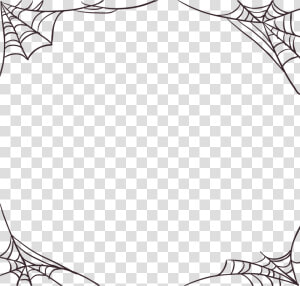  mq  spiderweb  halloween  border  borders   萬聖節 蜘蛛 網  HD Png Download