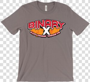 Binary X Exploding Target Logo T shirt   Active Shirt  HD Png Download