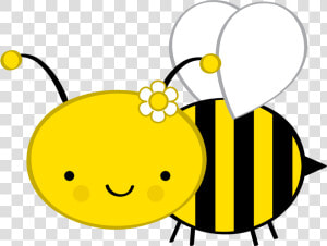 Trail Clipart Bee Buzz   Cute Transparent Bee  HD Png Download