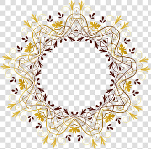 Flourishy Floral Design 15 Clip Arts   Ethnic Frame Design Png  Transparent Png