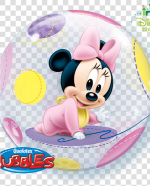 Burbuja Minnie Bebe   Mini Mouse Baby Shower  HD Png Download