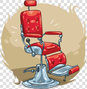 Barber Chair Cartoon   Png Download   Barber Chair Cartoon Png  Transparent Png