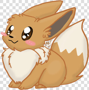 Tumblr Static Aplede Chibi Eevee   Cute Eevee Clear Background  HD Png Download