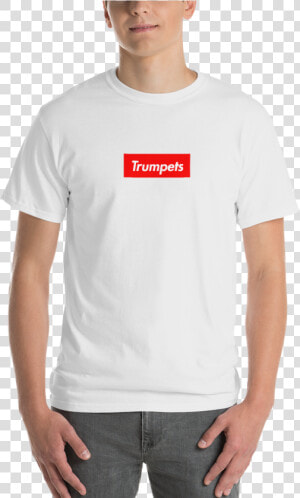 Trumpets Supreme Logo Short Sleeve T Shirt   You Dont Know Me Witness Protection  HD Png Download