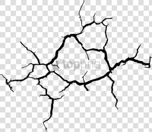 Cracked Drawing Glass   Transparent Background Crack Effect  HD Png Download